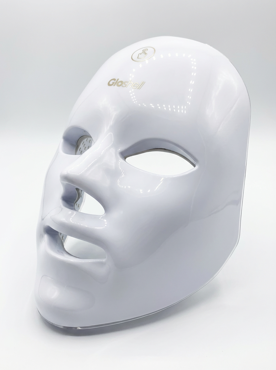 Gloshell 7-Color LED Light Therapy Mask - Photodynamic Skin Rejuvenation, Whitening, Anti-Wrinkle, Spot Fading for Facial Care