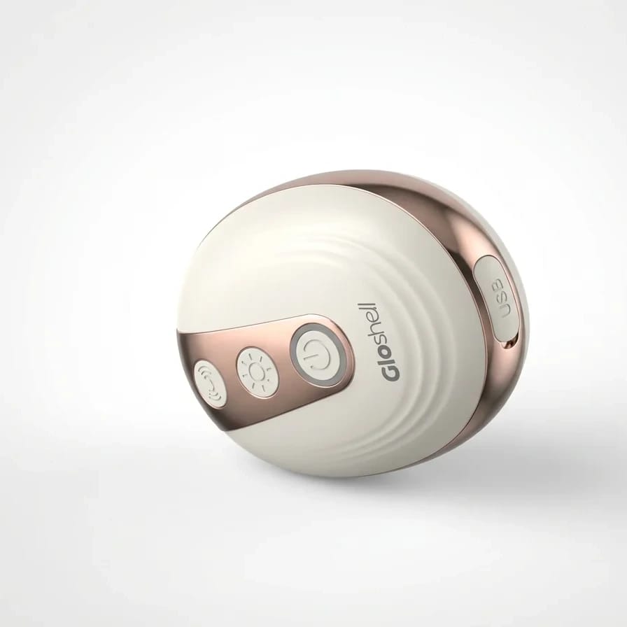 GloShell Intelligent Neck & Back Massager, studio photograph 3 of 4