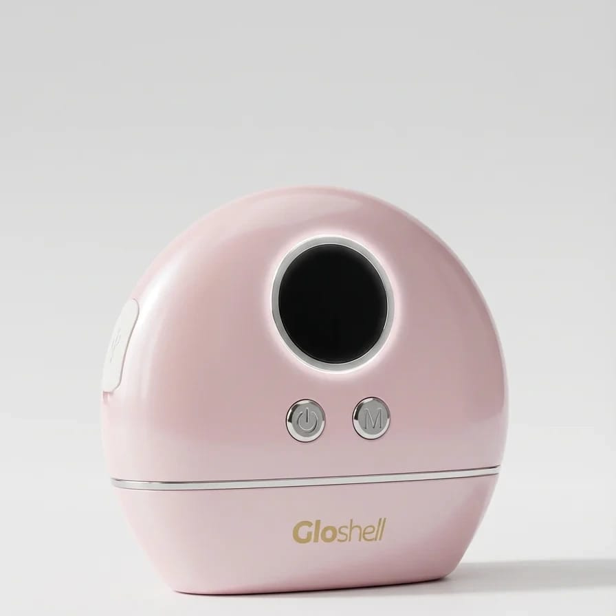 GloShell 2-in-1 Heated & Cold Facial Scraping Massager, studio photograph 3 of 3